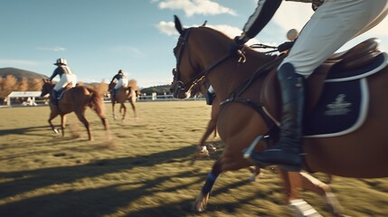 Intensity on the Field: The Dynamic Fusion of Horse and Player