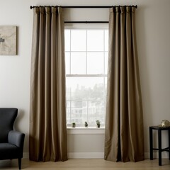 curtains with window