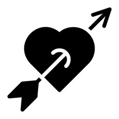 cupid glyph icon