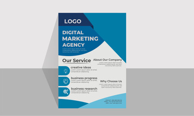 business proposal, promotion, advertise, publication,Corporate business flyer template design set with blue, marketing, Business Flyer Design