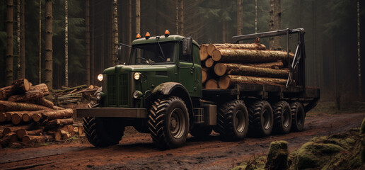 Holzwirtschaft für einen nachhaltigen Wald, Forstwirtschaft zum Umweltschutz, Holzwirtschaft als Investition