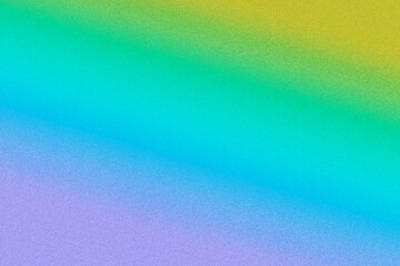 rough grunge grainy noised blurred color gradient, yellow blue violet color gradient background,...