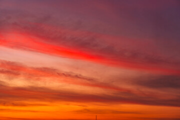 Beautiful colorful sky scene background.