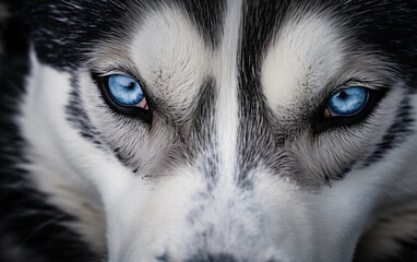 husky pet dog,created with Generative AI tecnology.