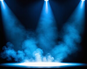 Spotlight on Mystery: A Stage in Blue Haze