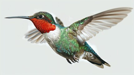 Obraz premium hummingbird on a branch