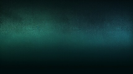 Dark Green and Blue Gradient Background with Black Grainy Texture: Modern Abstract Art for Trendy Designs and Contemporary Concepts.