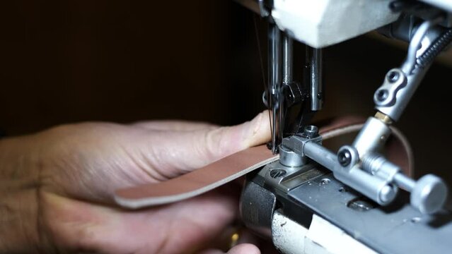 Sewing Machine Leatherwork Stitching Leather Strip