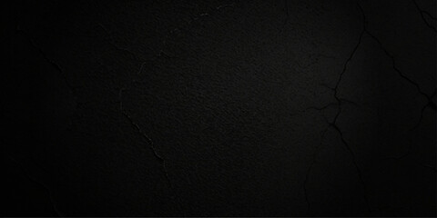 Black cracked wall slate texture wall grunge backdrop rough background, dark concrete floor or old grunge background. black concrete wall , grunge stone texture bakground	 - obrazy, fototapety, plakaty