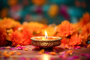 Joyful Diwali celebration lights symbolizing triumph over darkness