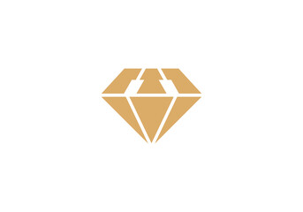 piano diamond logo design, minimalist modern music icon template