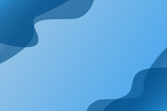 Soft blue background abstract blobs corner