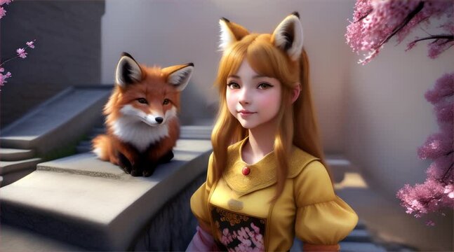 きつねの精霊