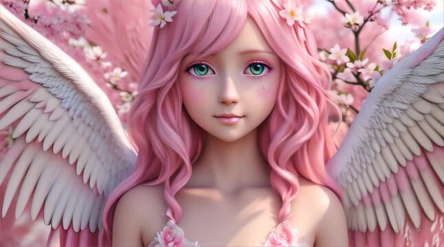 桜の花の天使