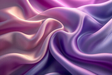 Obraz premium a natural romantic violet purple silky satin fabric weave textile texture wallpaper background. soft and smooth. 