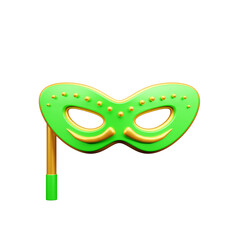 carnival party Eye Mask 3D Icon
