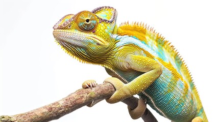 Fototapeta premium Panther Chameleon Isolated