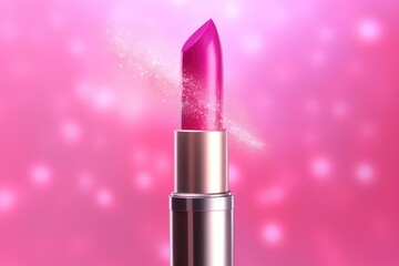 beauty lipstick on dark background