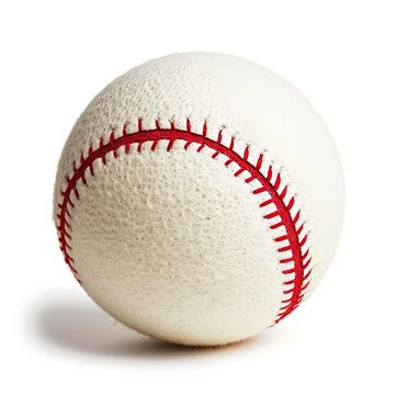 baseball ball on white