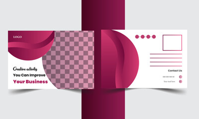 Explore our stunning and contemporary postcard design template collection.