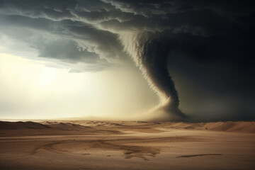  a very large cloud is in the sky over a desert area with a dirt road in the foreground and a dirt road in the foreground with a dirt road in the foreground.