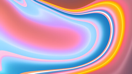 8K Abstract marbled painted waves, colorful background painting texture banner. Bold colors, rainbow color swirls, wall art printable