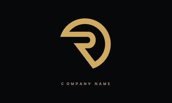 R, R Abstract Letter Logo Monogram