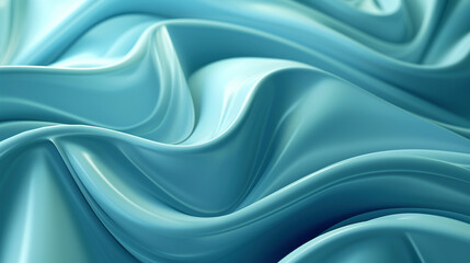 Obraz premium Abstract background, 3d bluecolor wavy stripes pattern, interesting spiral design.