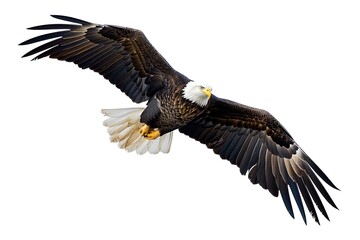 Eagle Flying Isolated