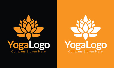 yoga logo, meditation logo ,lotus logo ,relaxing logo , excercise logo