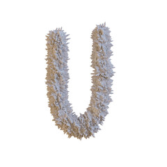 Rough Surface 3D Alphabet PNG Letters	
