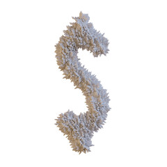 Rough Surface 3D Alphabet PNG Letters	
