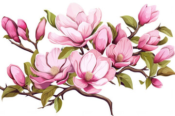 Flora plant beauty branch flower nature spring garden magnolia pink blossom blooming