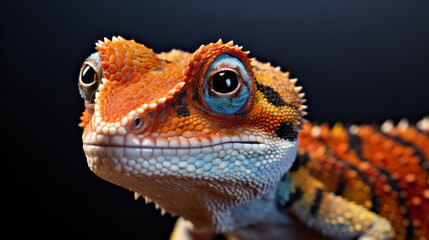 Obraz premium Gekko gecko, the&nbsp;tokay gecko lizard