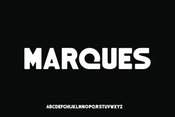 Display font alphabet font vector design suitable for headline, logotype, poster and many more