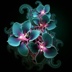 An infinite mandelbrot deep fractal made beautiful image Ai generated art