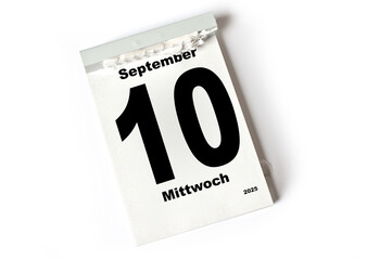  10 . September 2025