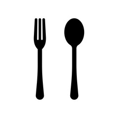 Utensils icon. Fork and spoon. Restaurant and eating out concept. Vector