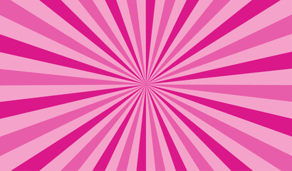 Sun ray groovy. Sun rays background. Radial burst. Sunburst pattern. Beams line. Radiate sunlight. Comic effect texture. Retro pop art stripe. Starburst vintage. Round line. Vector illustration