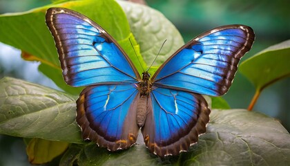 blue morpho butterfly morpho godarti