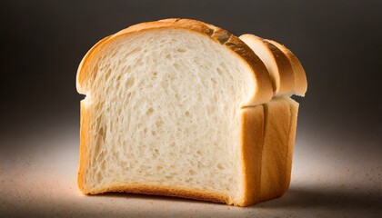 slice of white bread with center missing - obrazy, fototapety, plakaty