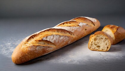 baguette de pain french bread - obrazy, fototapety, plakaty