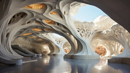 metro station concept Generative AI