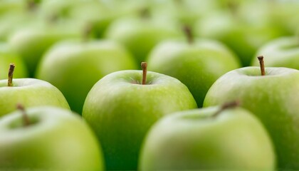 green apples background