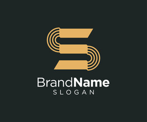 Letter S logo design for various types of businesses and company. colorful, modern, luxury letter S logo