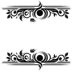 Fototapeta premium abstract floral frame, botanical frame
