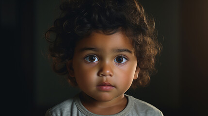 A two-year-old from South America