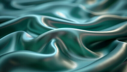 Obraz premium Satin Emerald Elegance 