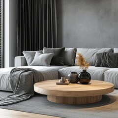 silver and black living room, cottagecore, soft renderings, polished craftsmanship 