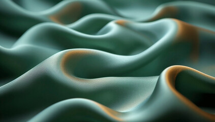 Obraz premium Satin Emerald Elegance 